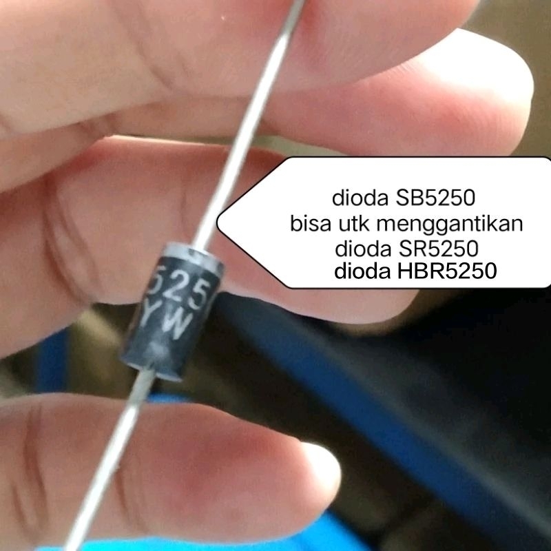 dioda SB5250 sebagai pengganti SR5250 & HBR5250