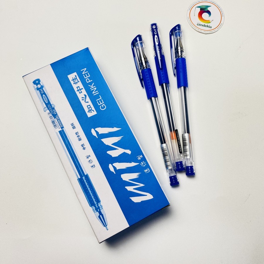 

Pulpen Mini Gel ZHIXIN Biru 0.5mm