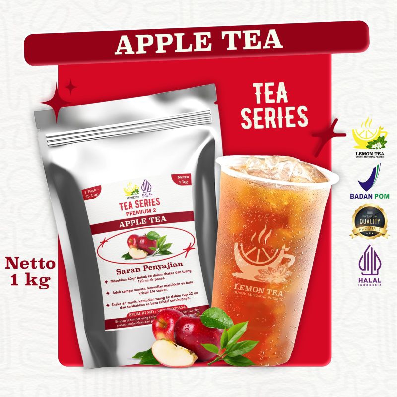 

Bubuk Minuman APPLE TEA 1000gr