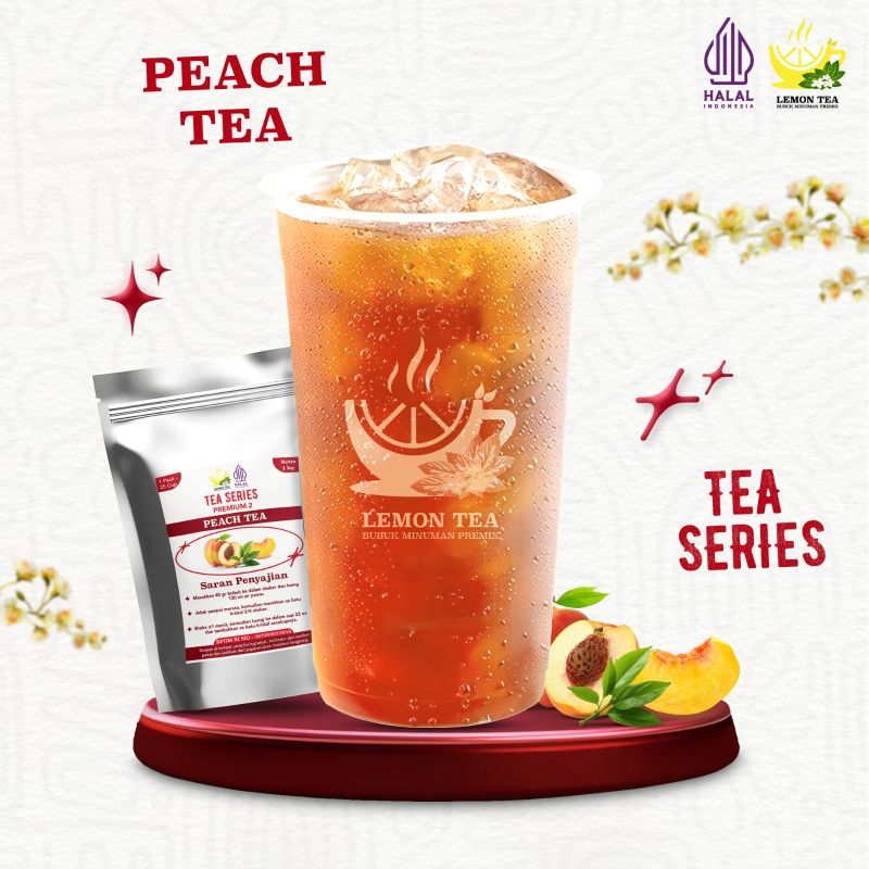 

Minuman Bubuk instan PEACH TEA 1000gr Halal Bpom