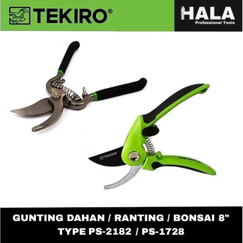 TEKIRO - GUNTING DAHAN / RANTING / BONSAI 8” - 100% ORIGINAL