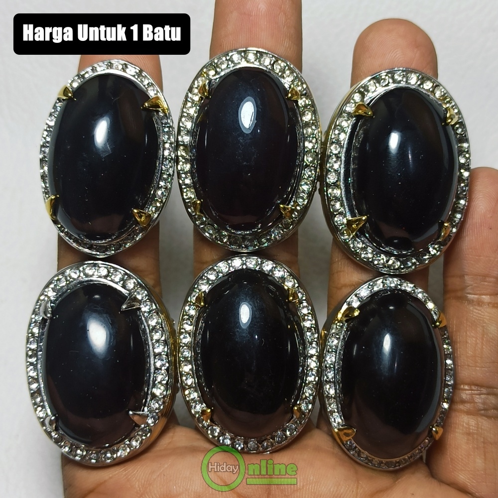 CINCIN  BATU AKIK KECUBUNG WULUNG TEMBUS UNGU JUMBO