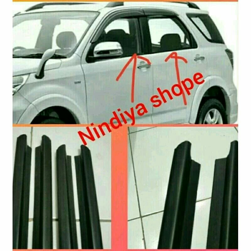 pelipit kaca terios/rush lama, list pelipit pintu terios, rush old