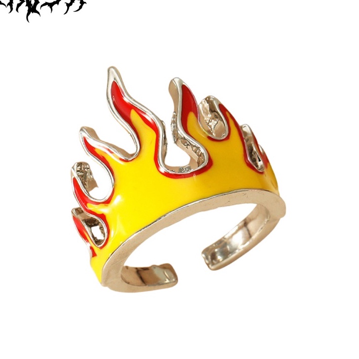 FIRE FLAME RING CINCIN API AESTHETIC RING CINCIN ESTETIK CINCIN AESTHETIC CINCIN PRIA CINCIN WANITA 