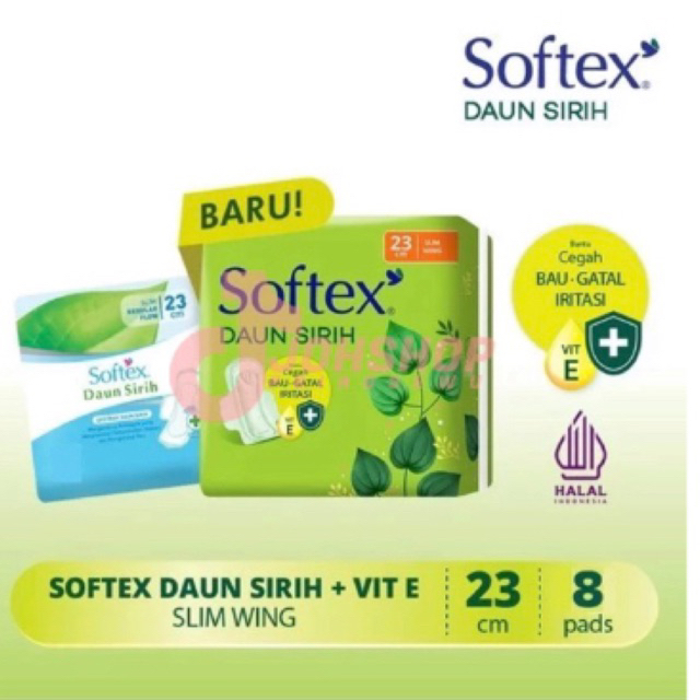 SOFTEX DAUN SIRIH (isi 8) 23cm wings