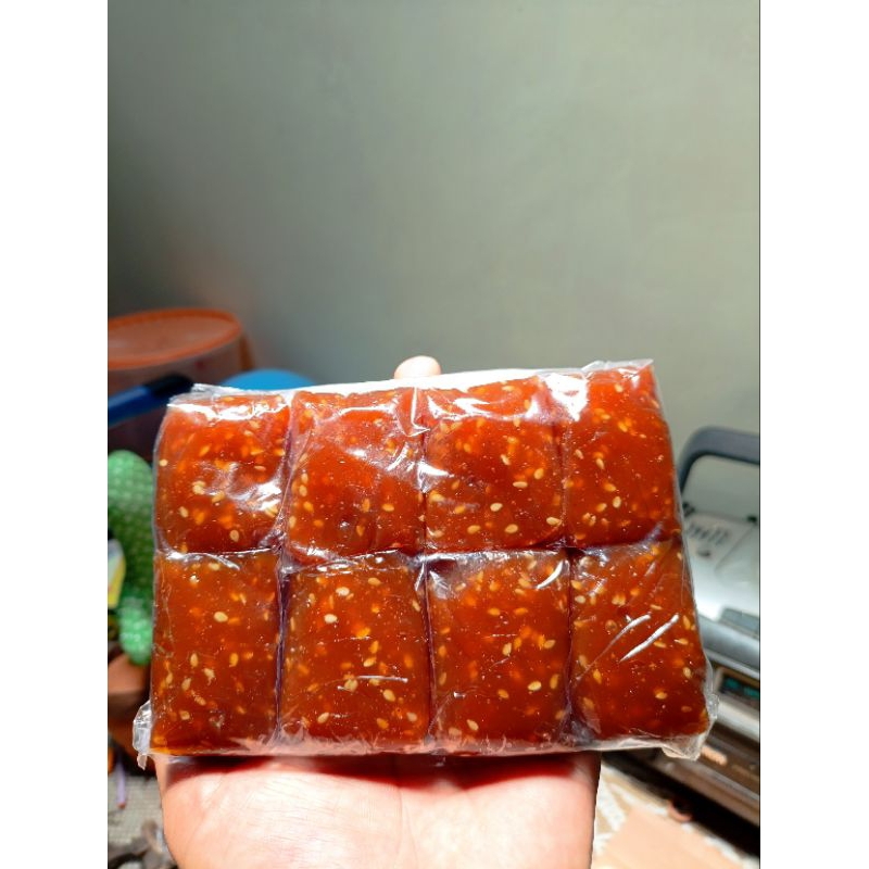 

Jenang Wijen isi 30 pcs Original & Pandan, Rasa legit manis kenyal.