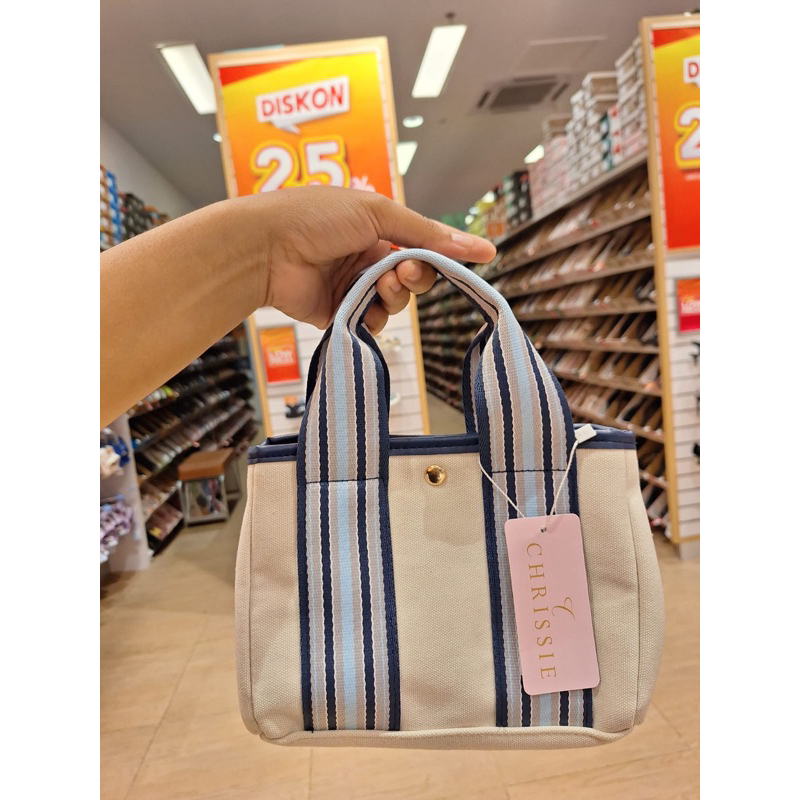 SALE ❗️ Payless Chrissie Accessories Demy Crossbody Bag - Blue Denim harga normal 329.000