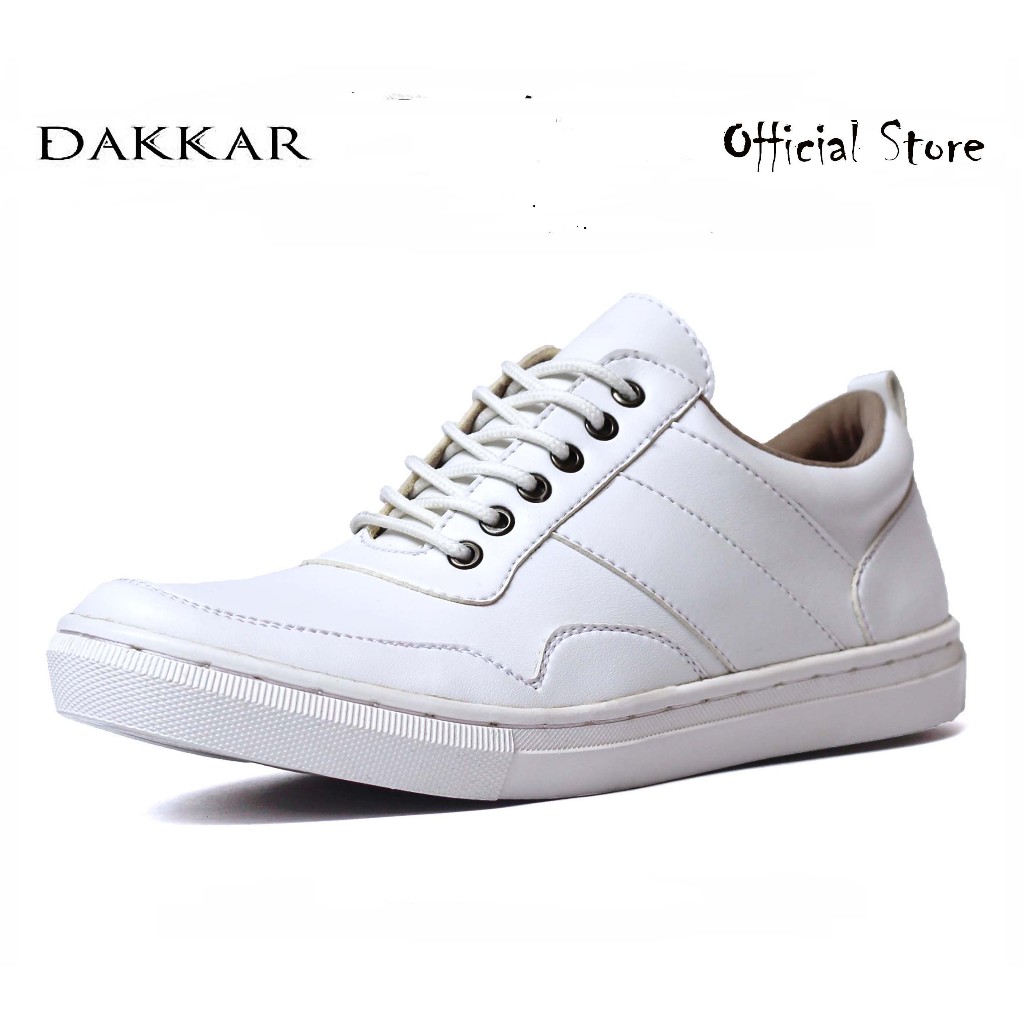 Dakkar Frike Full White -Sepatu Casual Sneakers Pria