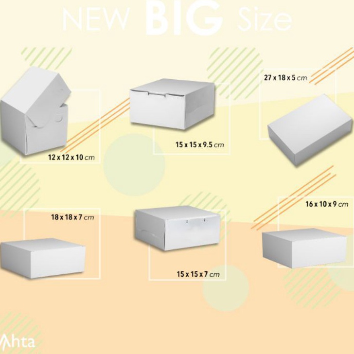 

BRAND Dus Donat Kotak Kue Box Kue Lapis Legit 18x18x7 27x18x512x12x1 dsb