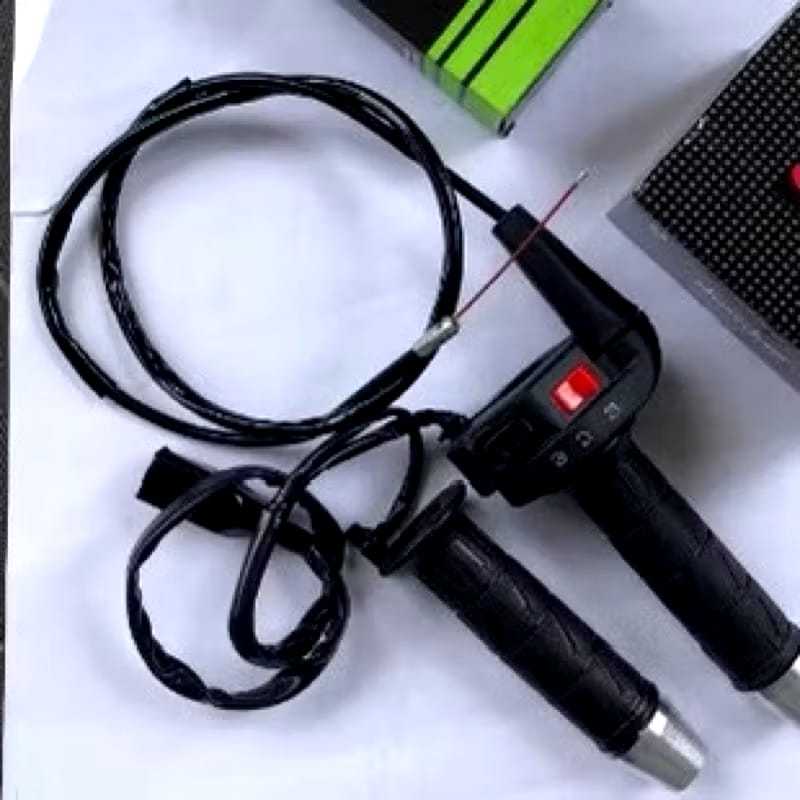 PAKET GAS SPONTAN KRS PLUS GRIP KAZE SET 2 IN 1 UNIVERSAL (chroe variasi motor)