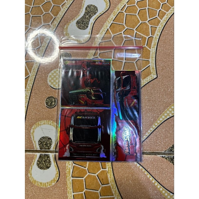 

{ PREMIUM HOLOGRAM BY PALDO } STIKER SANJAYA MARVEL ASLI DARI ADMIN