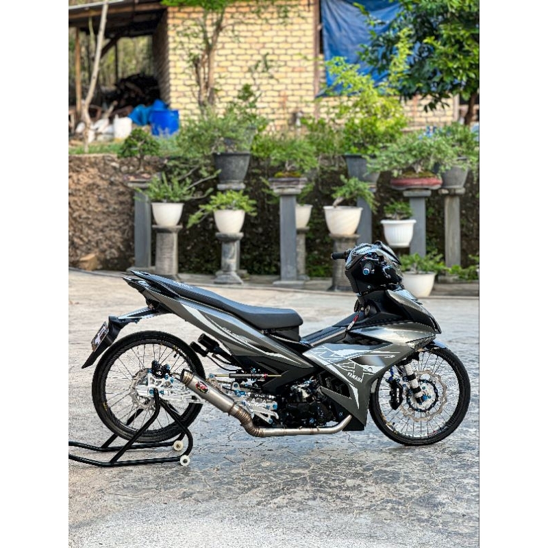 knalpot mx King redtiger original malaysia style inlet 57mm