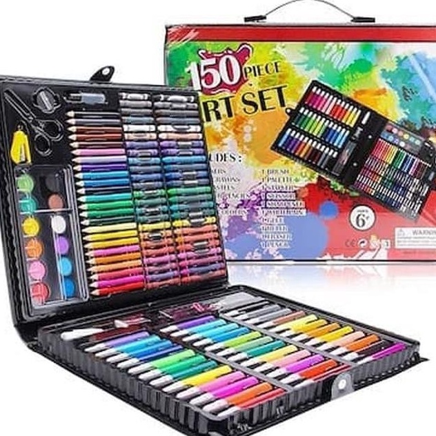 

Lebih Keren Crayon Set 15 pcs Krayon Set Art Set Perlengkapan Menggambar