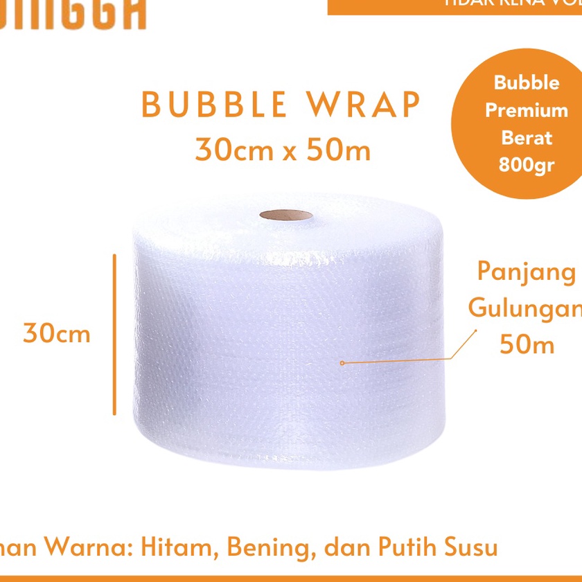 

KP8 Bubble Wrap Bening 3cm x 5m