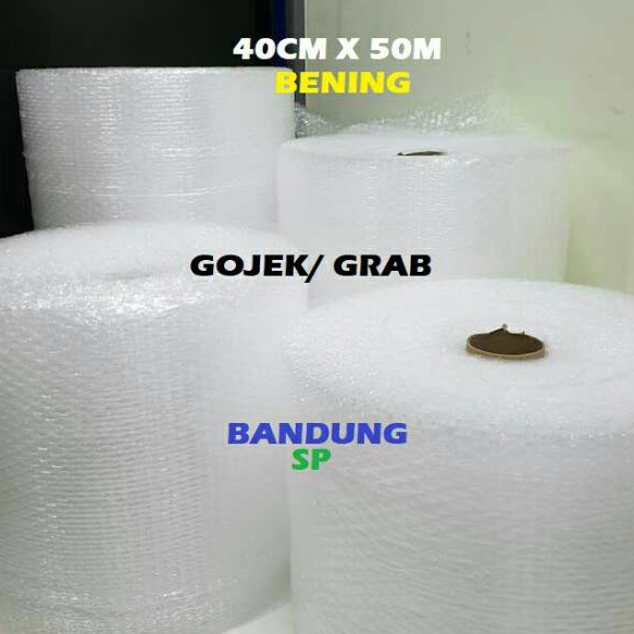 

HJ6 Bubblewrap Bening 4cm x 5m plastik Bubble wrap Bandung roll wa