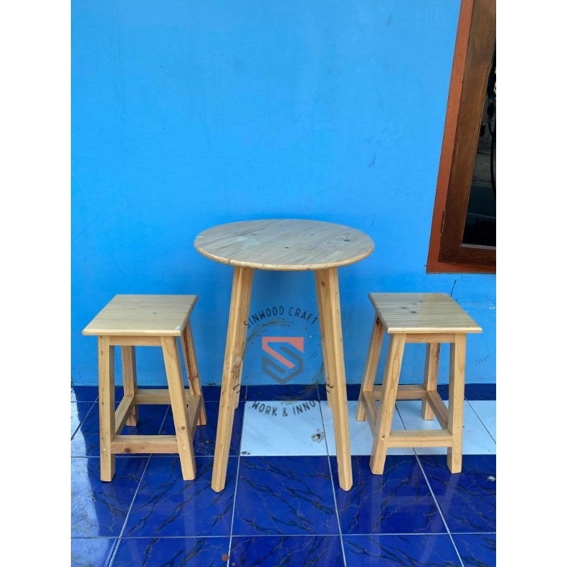 Meja Kursi Cafe & Resto Kayu Jati Belanda