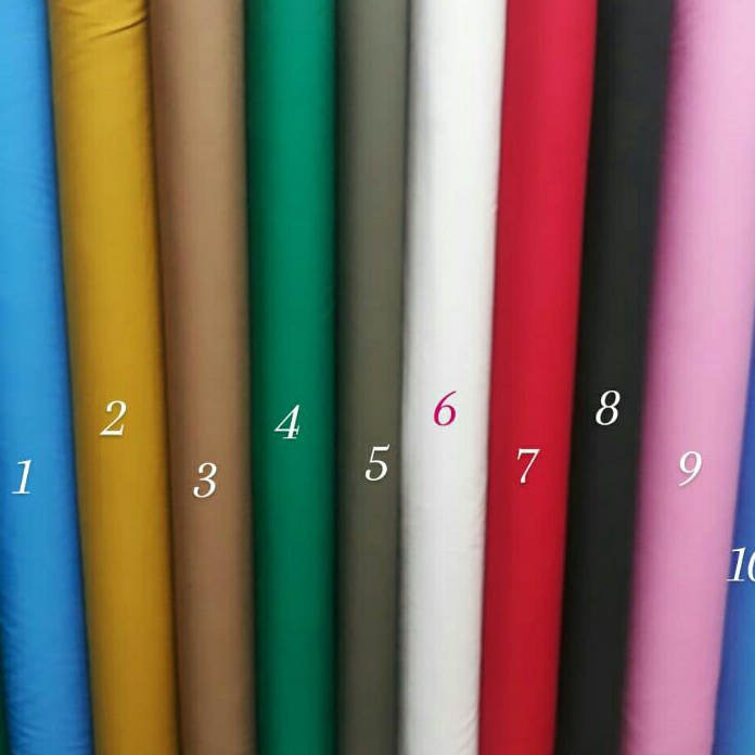 PALING DIMINATI Bahan katun poplin Katun JepangBahan katun polosTokai