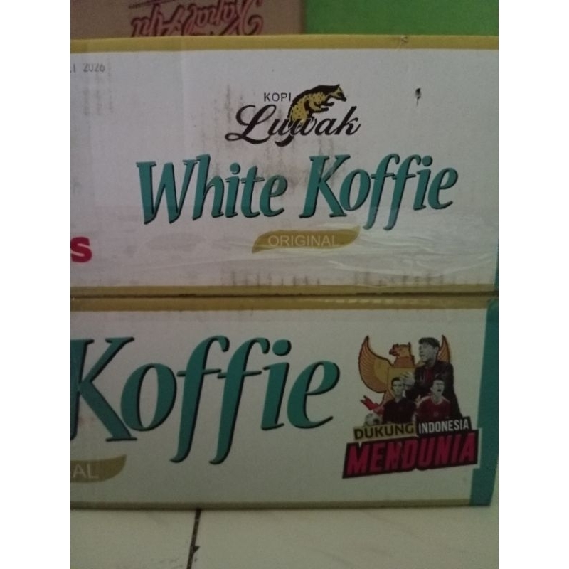 

KOPI LUWAK WHITE KOFFIE 1 DUS ( 12 RENCENG×10×20g)