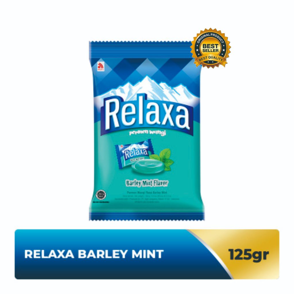 

Relaxa Barley Mint Flavor 125 g Isi 50 Butir / Permen Relaxa