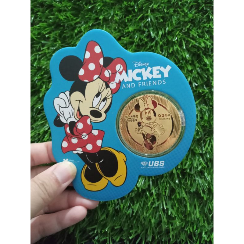 UBS GOLD Minnie mouse special edition 0.2 gram