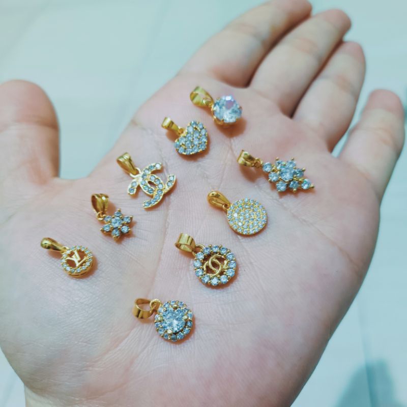 LIONTIN PERAK 925 ASLI PERAK LAPIS EMAS