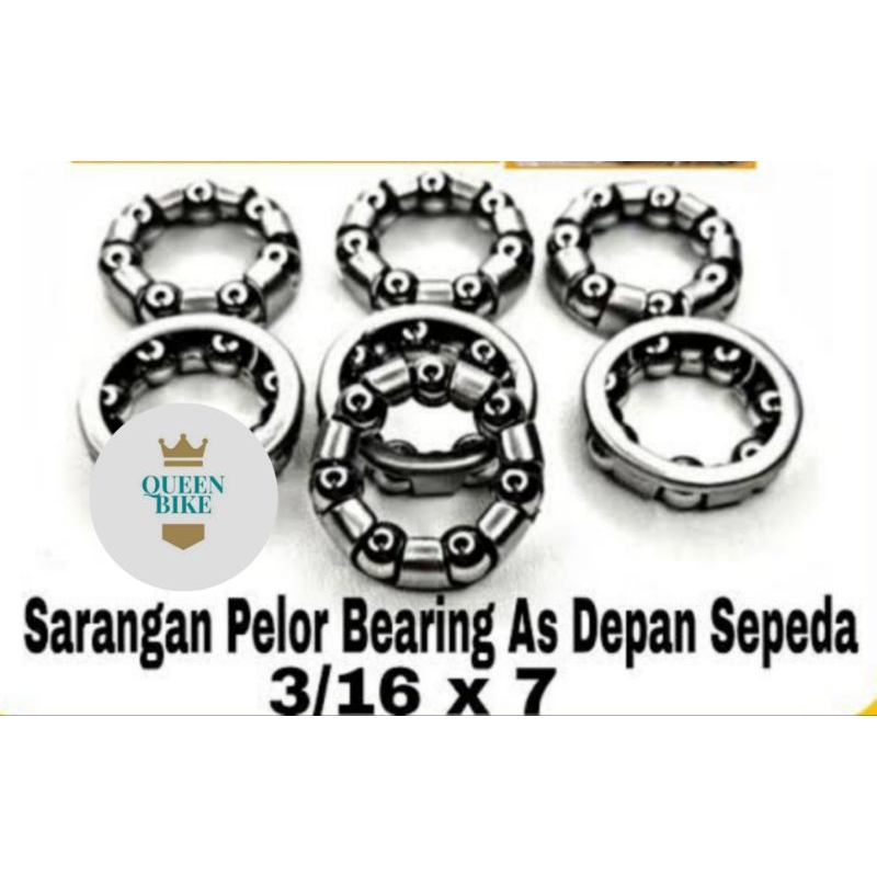 Hagel As Roda Depan Sepeda Pelor Renteng As Roda Depan Sepeda 3/16x7 Murah