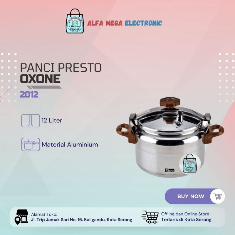 Panci Presto Oxone 2012 (12 Liter)