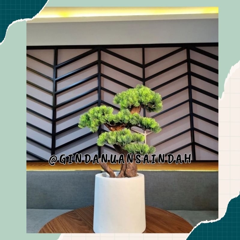 Pohon Bonsai Artificial - Pohon Bonsai Palsu - Tanaman Indoor Artificial