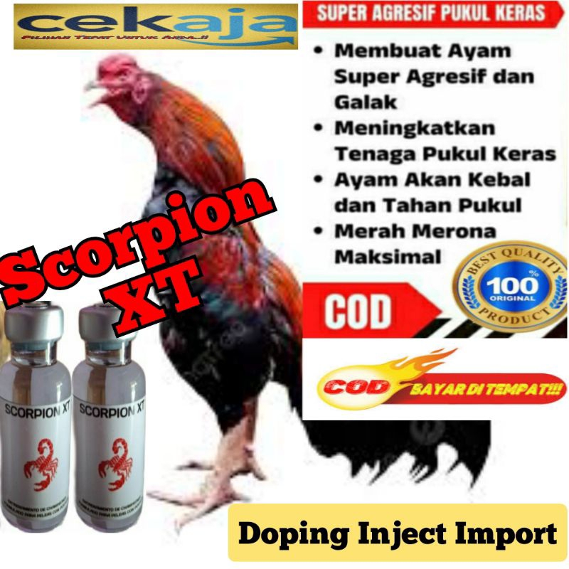 [COD] SCORPION XT® Doping Ayam Aduan Biar Ganas | Doping Ayam Aduan Import Ampuh | doping ayam yang 