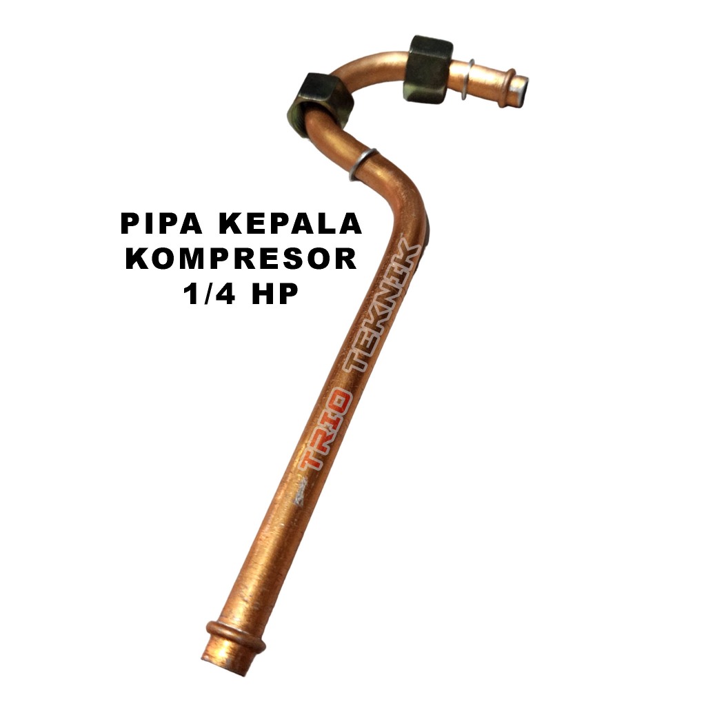 Pipa Tanda Tanya Kepala Kompresor 1/4 Hp