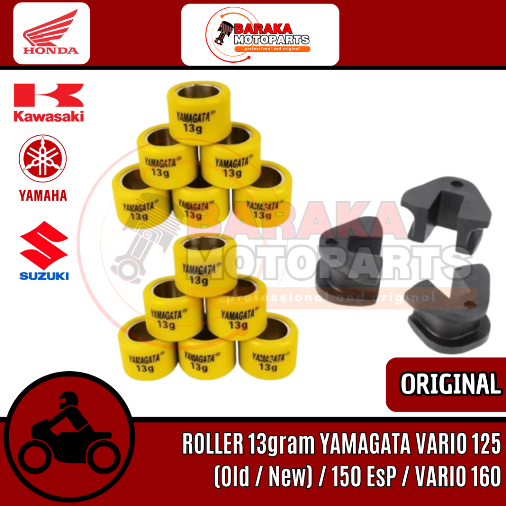 Roller Racing Yamagata 13gram Honda Vario 125 150 160 1 Set Original