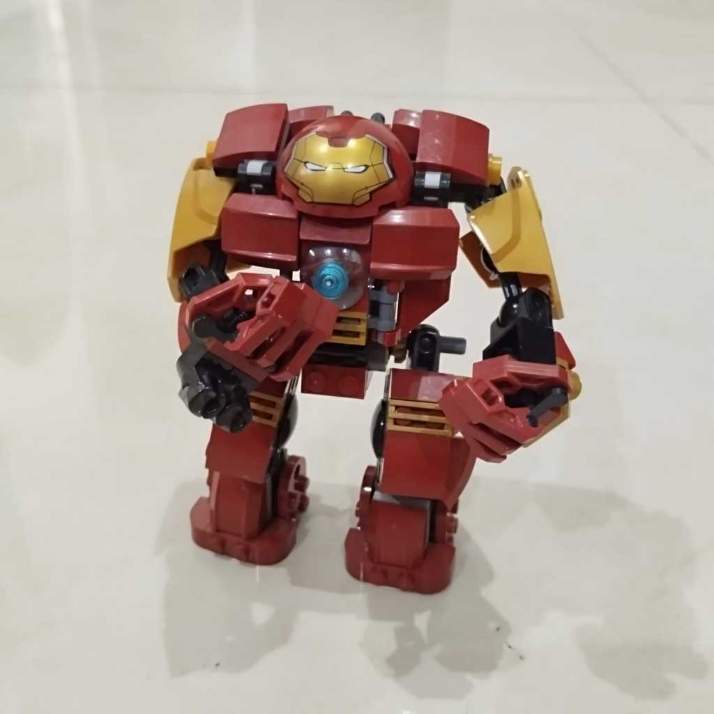 Lego MARVEL MOC The Hulk Buster Smash. Ori Original asli