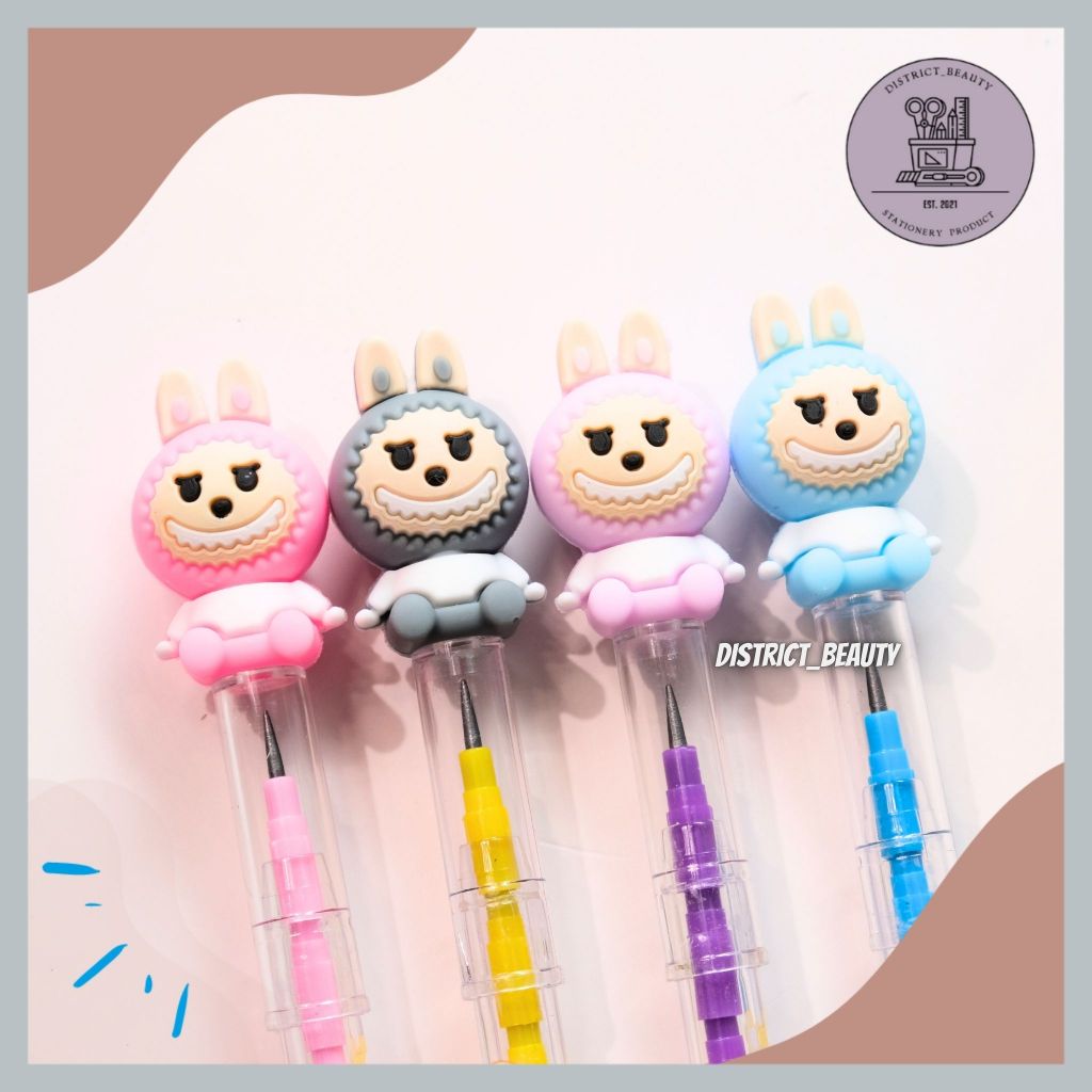 

PENSIL LABUBU PENSIL SUSUN PELURU TUMPUK LABUBU PENSIL SAMBUNG LANTU SATE LABUBU LUCU TERMURAH