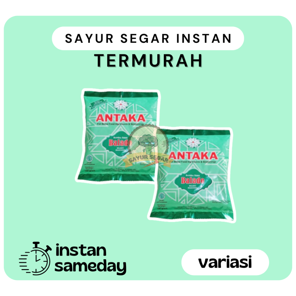 

Bumbu Serbaguna Antaka/Bumbu Rasa( 100gram ) - Sayur Segar Instan