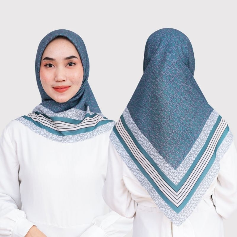 Kerudung motif segiempat voal sublime premium [LUXURY SERIES] LULU HIJAB