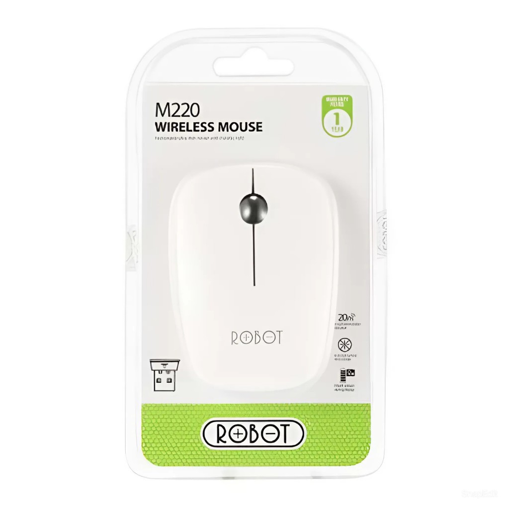 ROBOT Mouse Wireless M220 / M 220 Optical Mouse Original