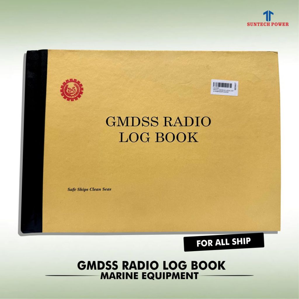 Radio Log Book GMDSS Kapal Legalisir Cap Syahbandar Buku Jurnal Harian Kapal