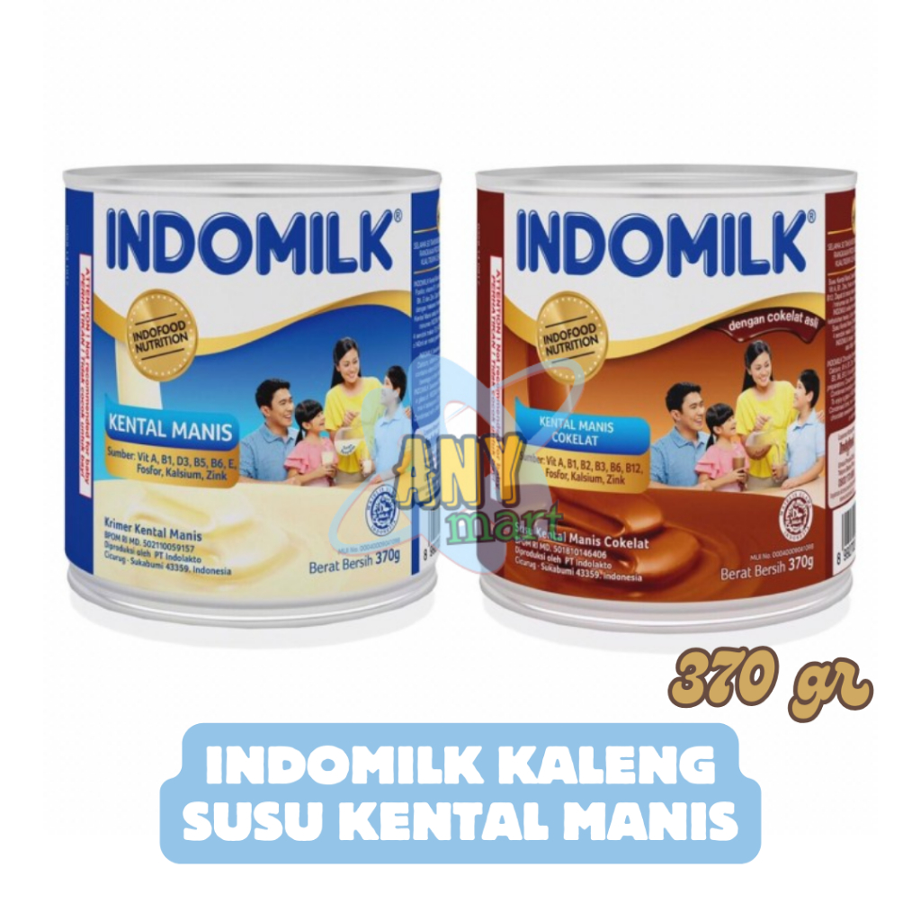 

Indomilk Kental Manis (SKM) Kaleng 370gr