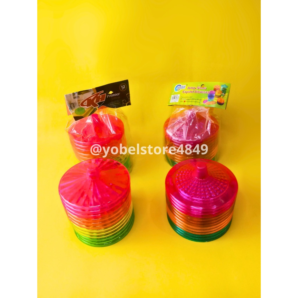 Tutup Gelas Crystal KH Premier & Candid (12 Pcs)