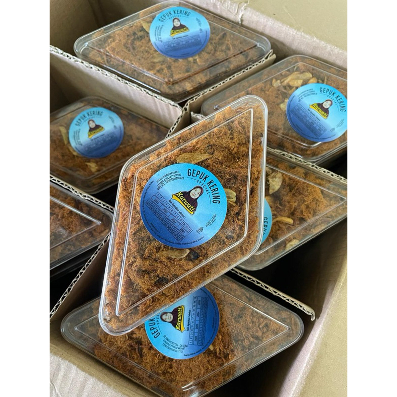 

Gepuk kering karwati