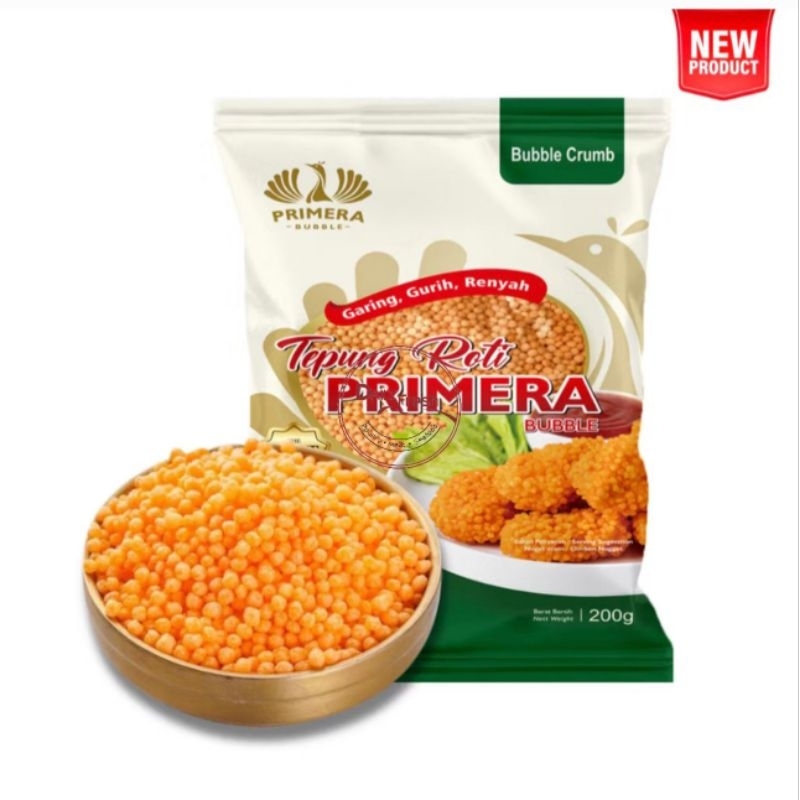 

PRIMERA TEPUNG ROTI BUBBLE CRUMB | CRISPY 200GR