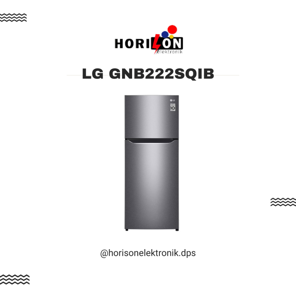 KULKAS 2 PINTU LG GNB222SQIB
