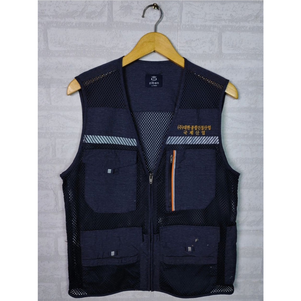 ZIBEN ROMPI SIZE M - UTILITY FISHING VEST SAFETY TACTICAL VEST