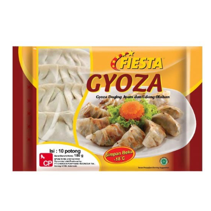 

Fiesta Gyoza Daging Ayam Dan Udang 180 Gram isi 10 Pcs