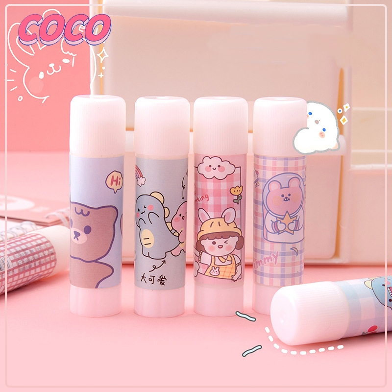 

Lem glue Stick 9gr/Lem Kertas stick/Lem putar katakter / Lem Batang Motif Kartun Lucu - coco_market