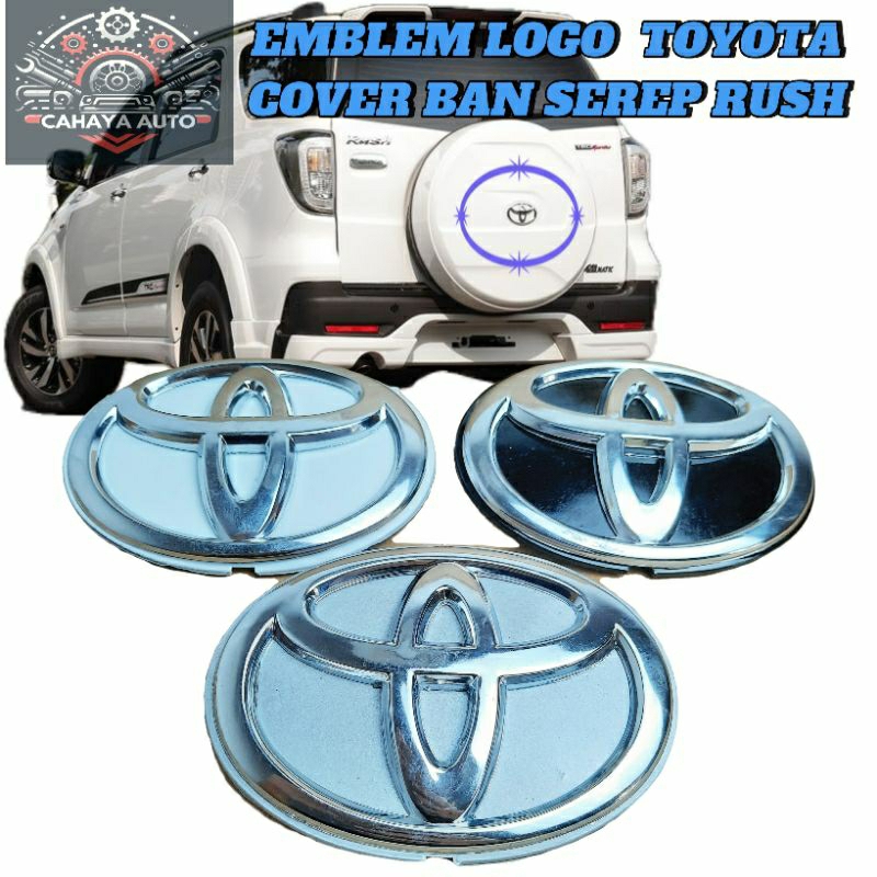 Emblem Logo Ban Serep Toyota Rush original