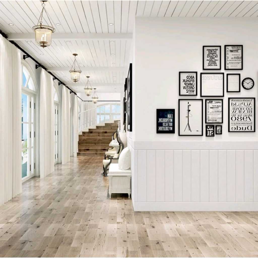 Wallfoam Sticker Wallpaper 3D Wallsticker 3D Berperekat Tebal Motif Kayu Wallpaper Dinding Kamar