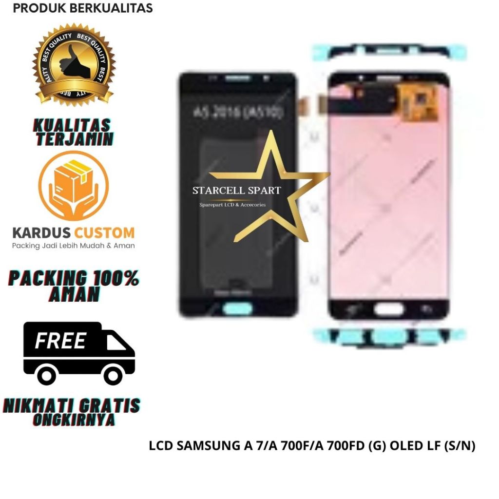 LCD SAMSUNG A 7/A 700F/A 700FD (G) OLED LF (S/N)