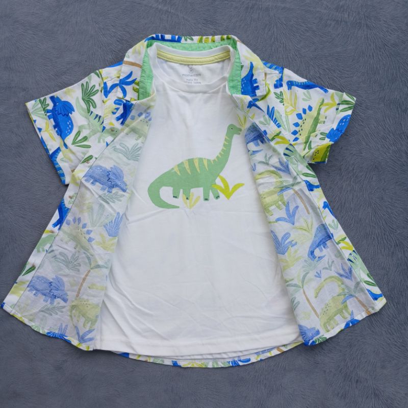 kemeja MOTHERCARE SALE UP TO 50% kemeja+kaos dino cute