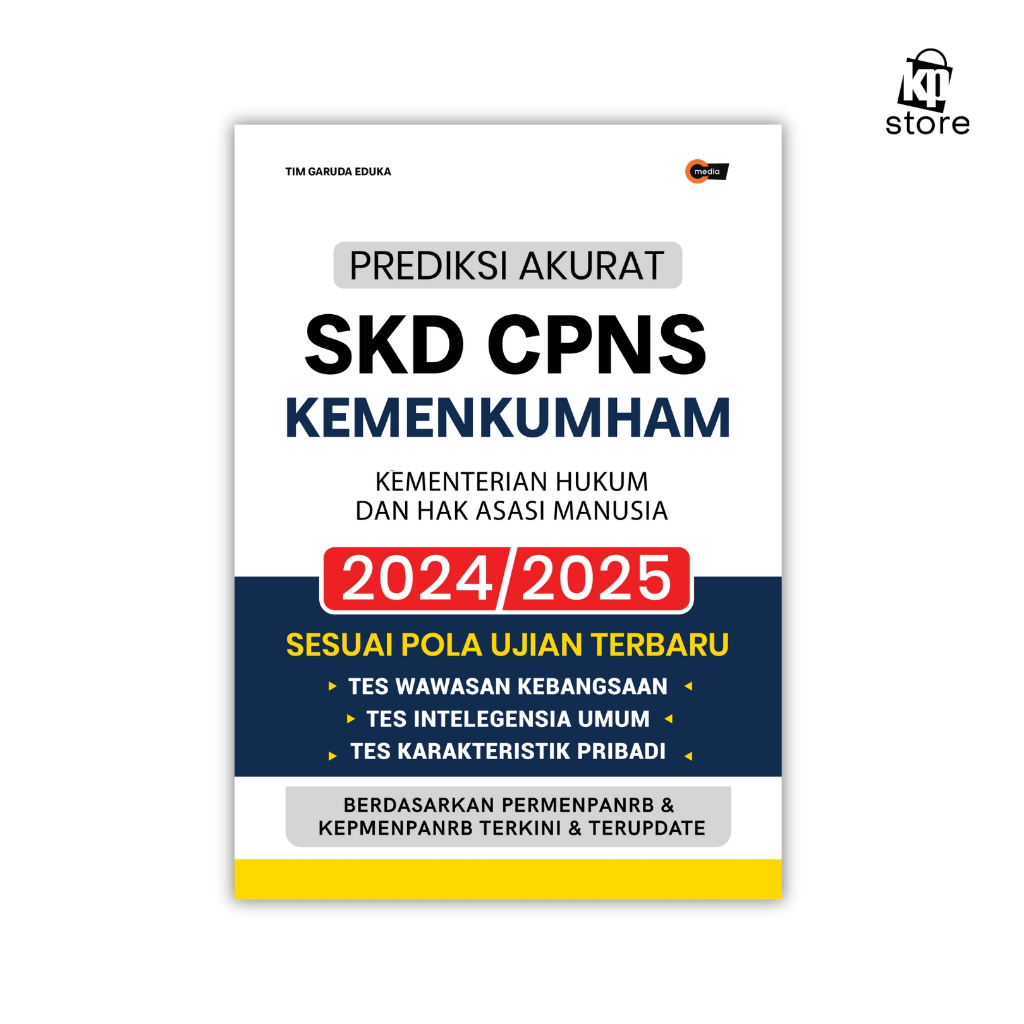 Kawan Pustaka - Soal Prediksi Akurat SKD CPNS KEMENTERIAN HUKUM DAN HAM (KEMENKUMHAM) 2024-2025